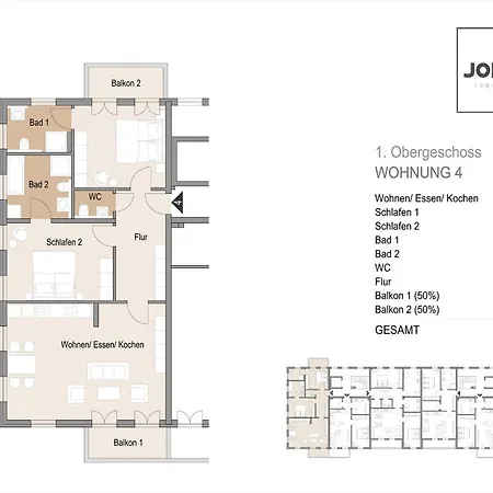 Logierhaus Jonna Whg 04 *